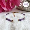 ORALIS || Bracelets Fait main en Acier Inoxydable, Opalite, Amethyste, Turquoise Africaine, Cornaline Ou Quartz Rose