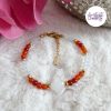 ORALIS || Bracelets Fait main en Acier Inoxydable, Opalite, Amethyste, Turquoise Africaine, Cornaline Ou Quartz Rose
