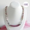 TELIA || Collier en Perles Céramiques avec pendentif Crocheté Fait Main en Perles « Miyuki » – Violet Parme