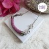 FLOREA || Collier Ras de cou Avec Pendentif Crocheté Fait Main En Acier Inoxydable Et Perles “Miyuki”
