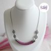 FLOREA || Collier Ras de cou Avec Pendentif Crocheté Fait Main En Acier Inoxydable Et Perles “Miyuki”